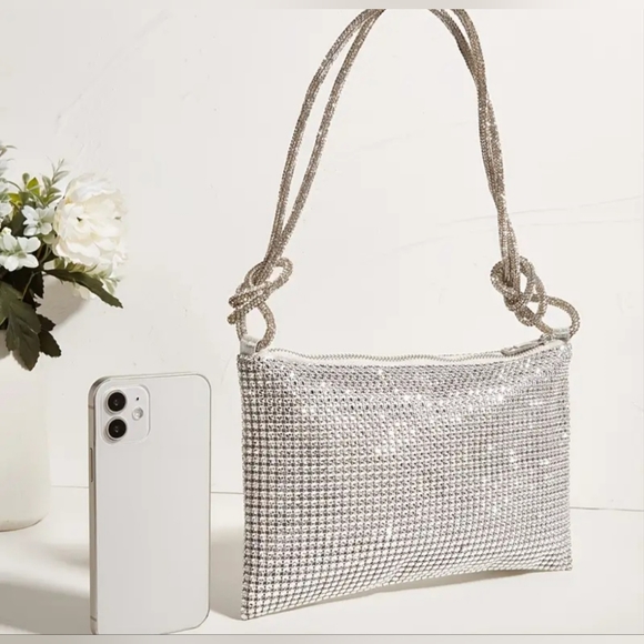 Glitter shoulder Bag. Dimensions inside. Never opened Brand New 💎 - Picture 2 of 4